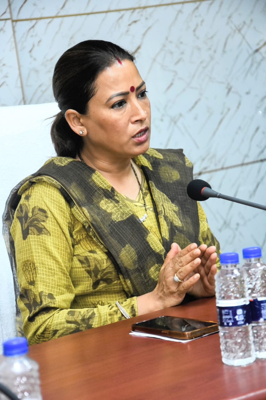 खेल मंत्री ने अधिकारियों को राष्ट्रीय खेलों की समस्त तैयारियों को तय समय पर पूरा करने के दिए निर्देश,कहा राष्ट्रीय खेलो का आयोजन है राज्य के लिए गर्व की बात