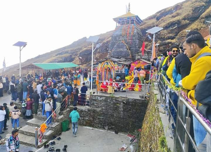 तृतीय केदार तुंगनाथ धाम के कपाट बंद, अब अब मर्केटेश्वर मंदिर मक्कूमठ में होंगे दर्शन