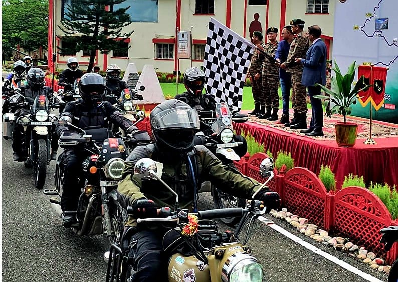 भारतीय सेना ने देहरादून से शुरू किया ‘सूर्या क्वेस्ट मोटरसाइकिल अभियान’