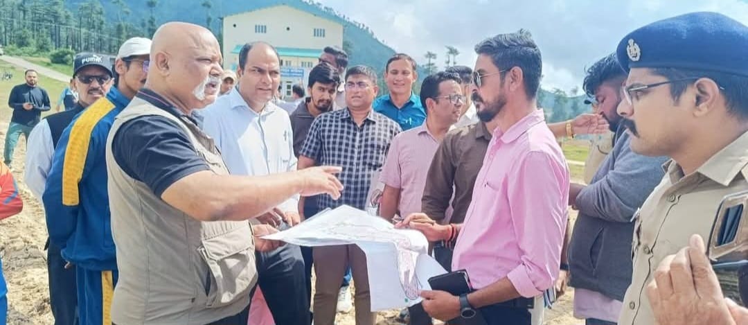 खेल विभाग एवं जिला युवा कल्याण सचिव अमित कुमार ने महिला स्पोर्ट्स कॉलेज का निरीक्षण किया