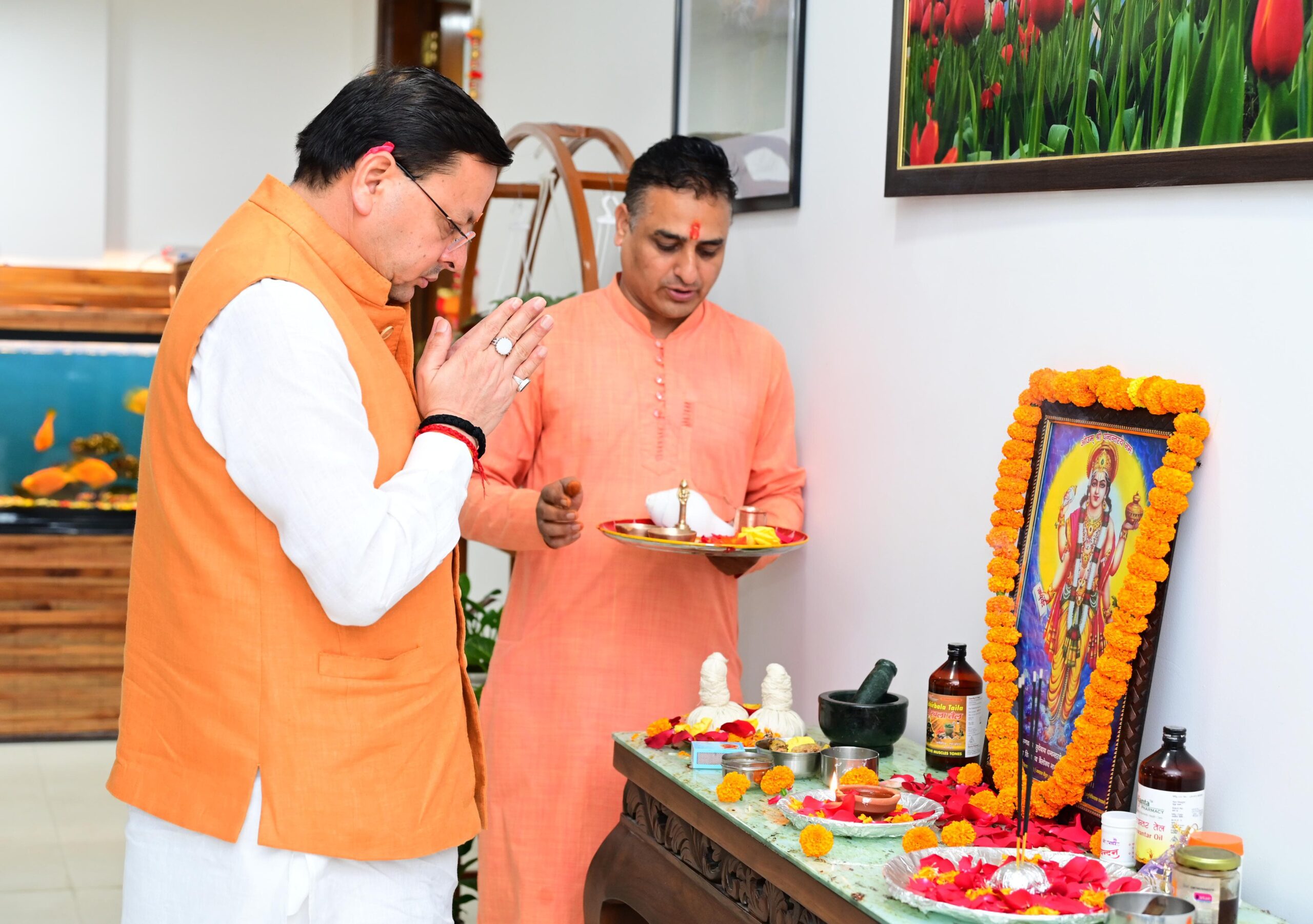 राष्ट्रीय आयुर्वेद दिवस के अवसर मुख्यमंत्री धामी ने प्रदेशवासियों को शुभकामनाएं दी
