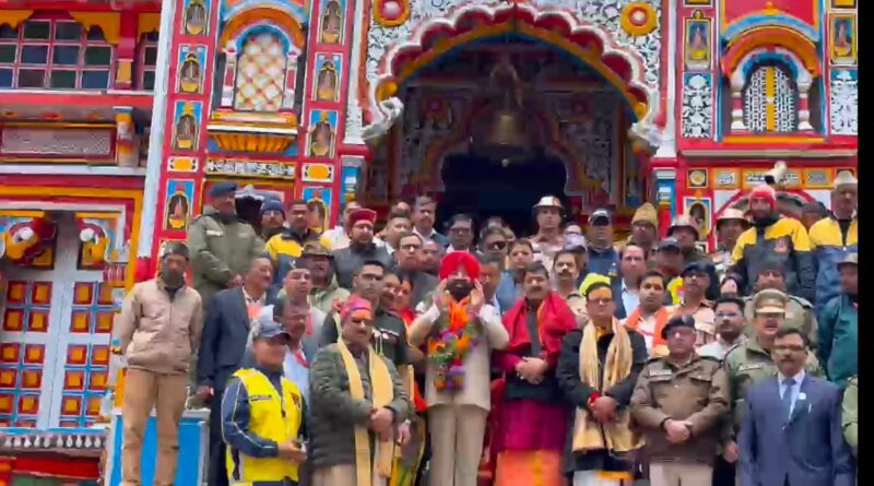 राज्यपाल गुरमीत सिंह ने किए बदरीविशाल के दर्शन