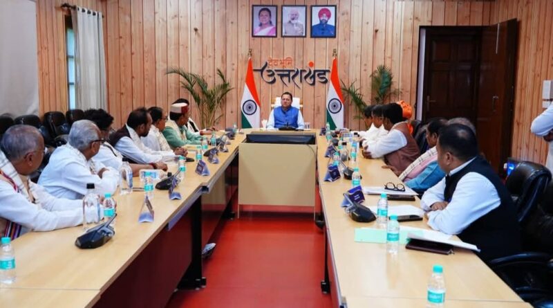 मुख्यमंत्री धामी से मुख्यमंत्री आवास में ओबीसी वेलफेयर पार्लियामेंट्री कमेटी के प्रतिनिधिमण्डल ने भेंट की