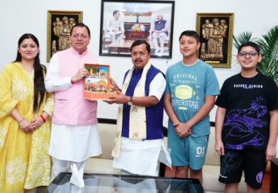 मुख्यमंत्री धामी ने भाजपा के राष्ट्रीय अध्यक्ष नितिन नवीन का सीएम आवास में किया स्वागत
