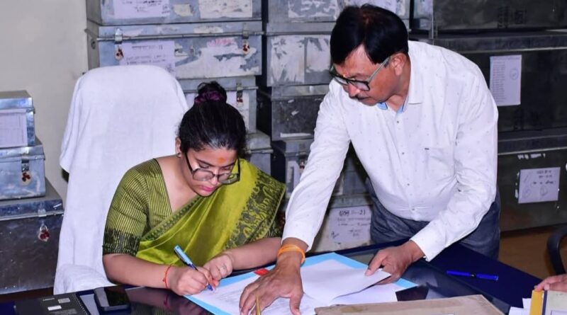 बागेश्वर की नवयुक्त जिलाधिकारी अपूर्वा पाण्डे ने कार्यभार संभाला