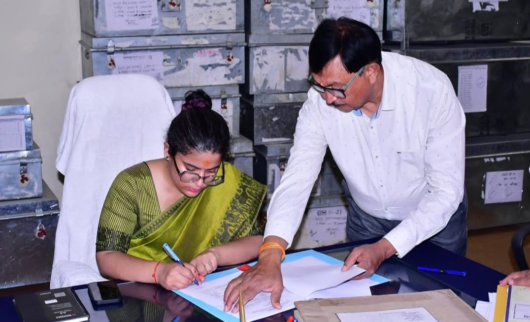बागेश्वर की नवयुक्त जिलाधिकारी अपूर्वा पाण्डे ने कार्यभार संभाला