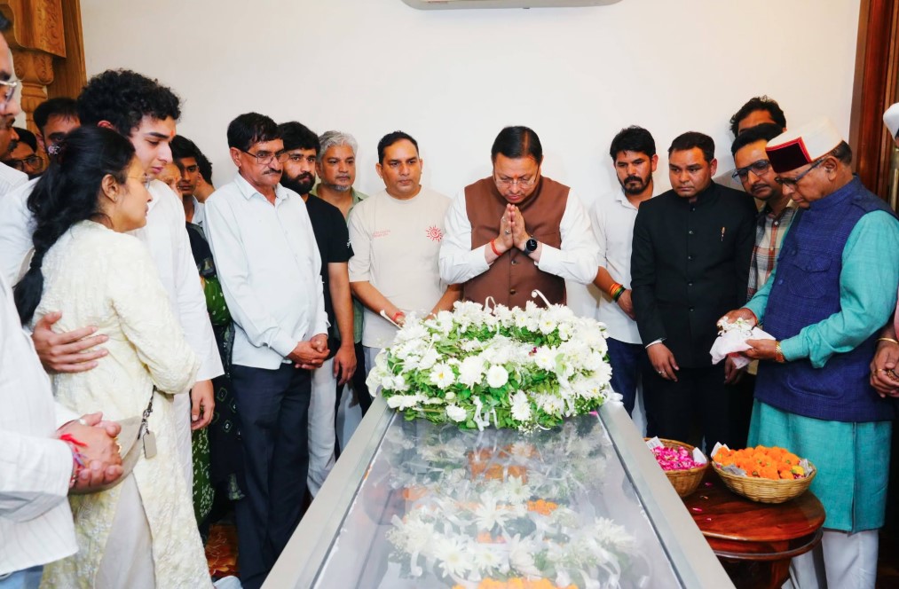 मुख्यमंत्री धामी ने दिवंगत निशानेबाज जसपाल राणा को दी श्रद्धांजलि