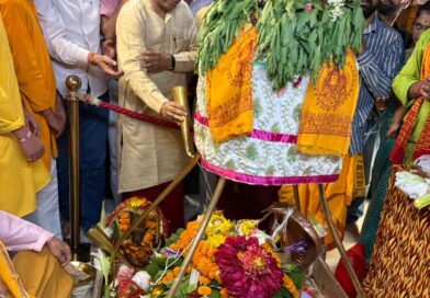 मुख्यमंत्री धामी के मुख्यसेवक के रूप में 5 वर्ष पूर्ण होने पर उत्तरकाशी में विशेष पूजा-अर्चना