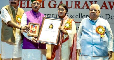 उत्तराखंड के लिए गौरव का क्षण: विदुषी निशंक को मिला प्रथम ‘दिल्ली गौरव सम्मान-2026’