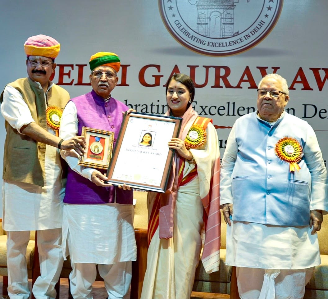 उत्तराखंड के लिए गौरव का क्षण: विदुषी निशंक को मिला प्रथम ‘दिल्ली गौरव सम्मान-2026’