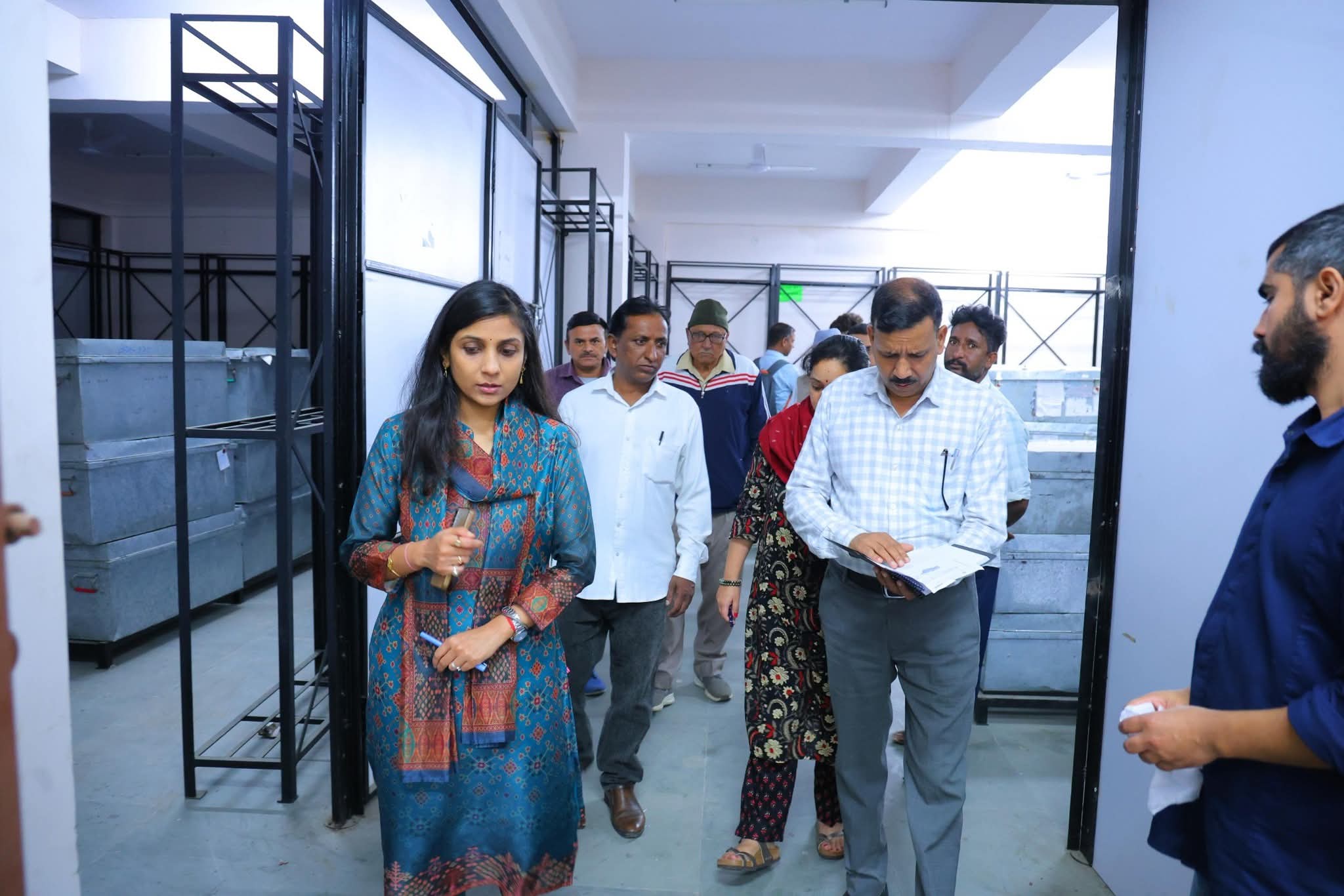 ईवीएम वेयरहाउस का त्रैमासिक निरीक्षण, सुरक्षा व्यवस्था पर डीएम सख्त