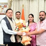 जिला सहकारी बैंक के नवनिर्वाचित पदाधिकारियों ने CM धामी से की मुलाकात