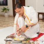 पितृ विसर्जन अमावस्या पर मुख्यमंत्री धामी ने किया पूर्वजों का तर्पण, सुख-समृद्धि की कामना की