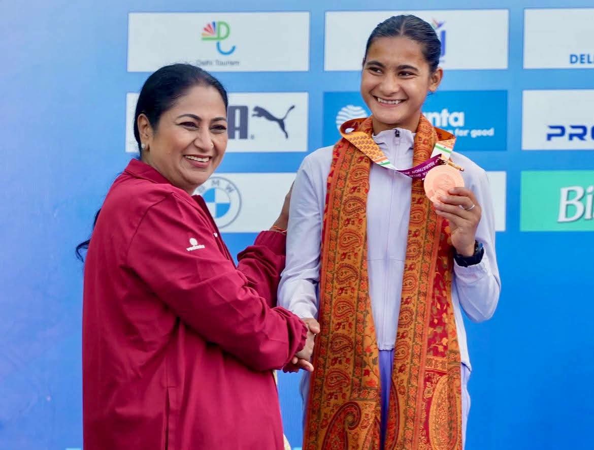 दिल्ली हाफ मैराथन में भागीरथी बिष्ट ने जीता कांस्य